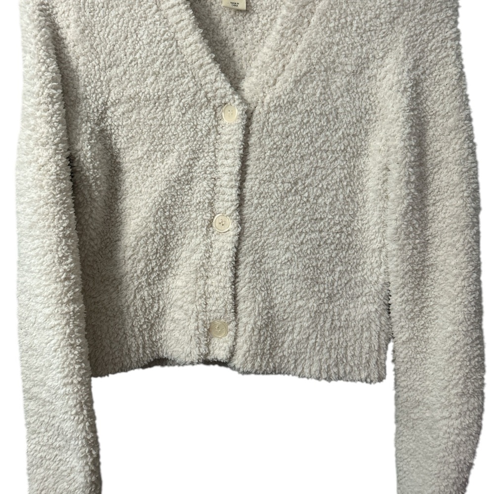 Jessica Simpson Cozy Cream‎ Button-Up Cardigan